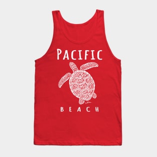 Pacific Beach, CA - Sea Turtle Tank Top